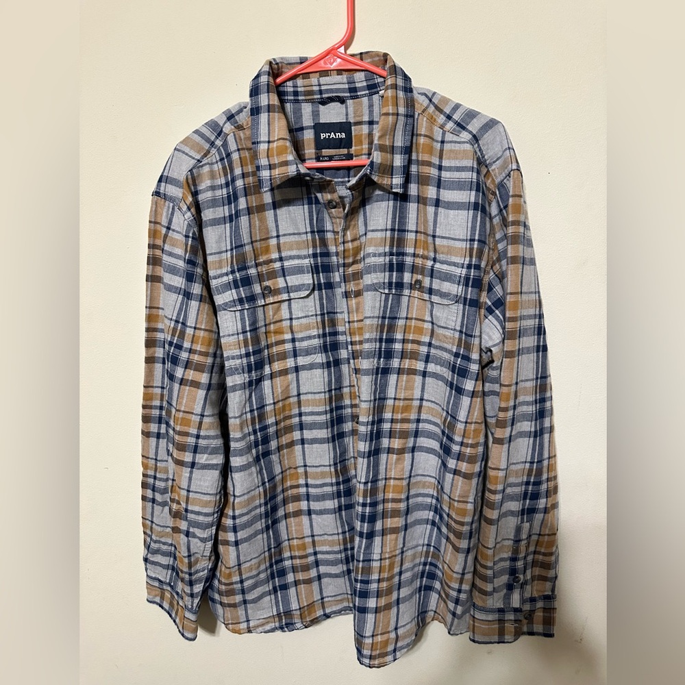 prAna 
Westbrook Flannel Shirt Men’s Size XL